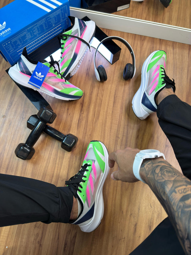 Ad Adizero 8 Verde/Rosa