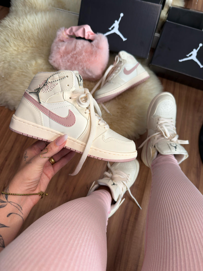 Nk Air Jordan Manteiga/Flamingo