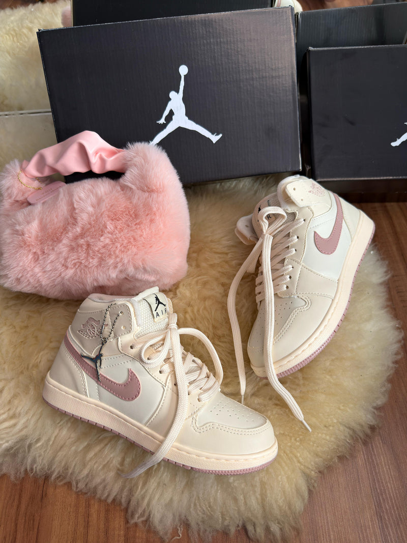 Nk Air Jordan Manteiga/Flamingo