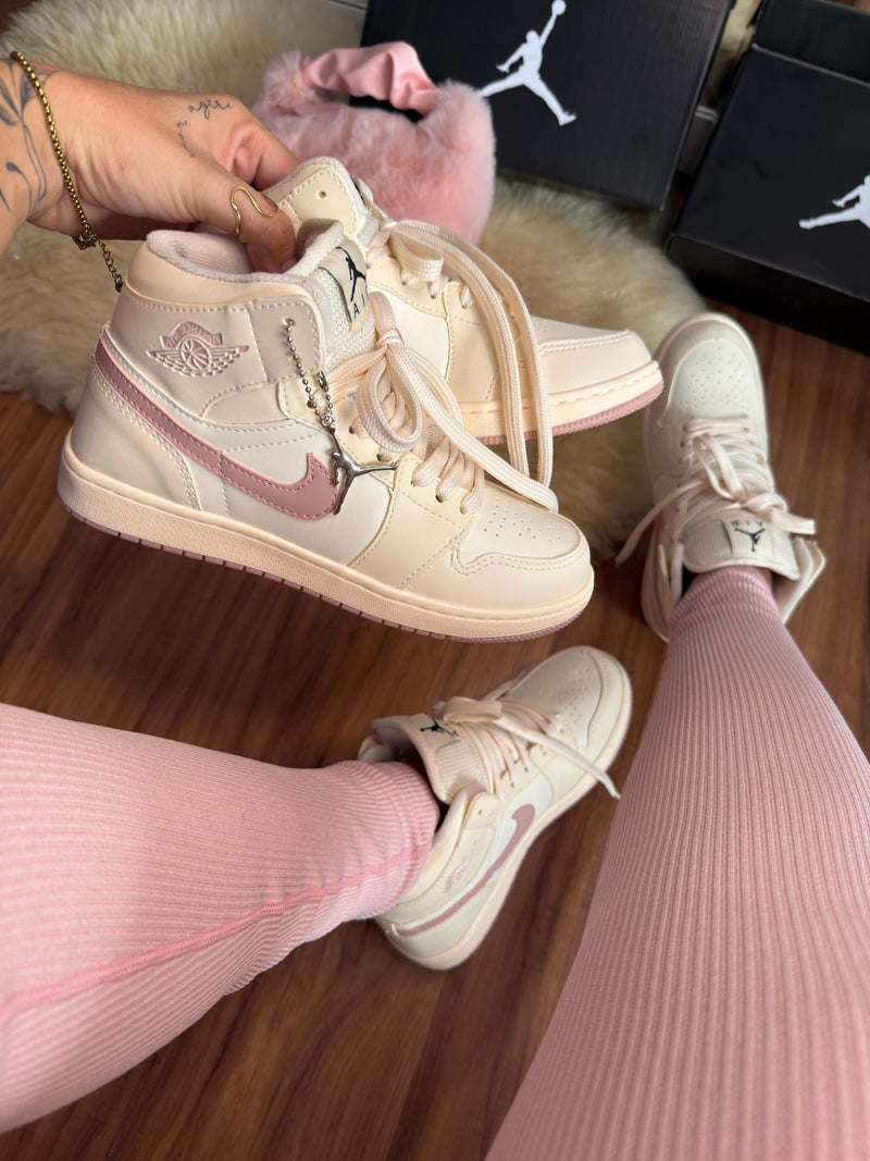 Nk Air Jordan Manteiga/Flamingo