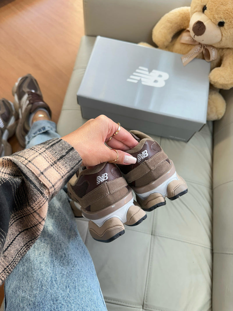 NB 9060 Couro Marrom/Bco