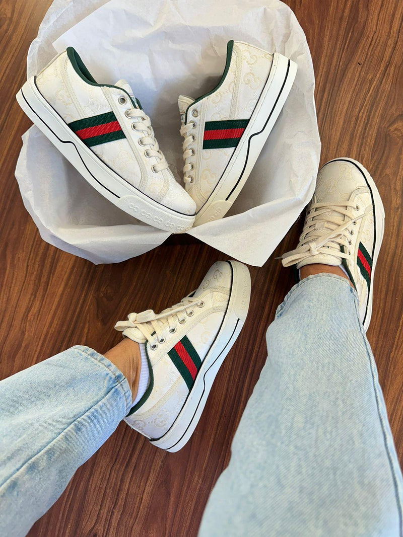 Gucci 1977 Plataforma Branco