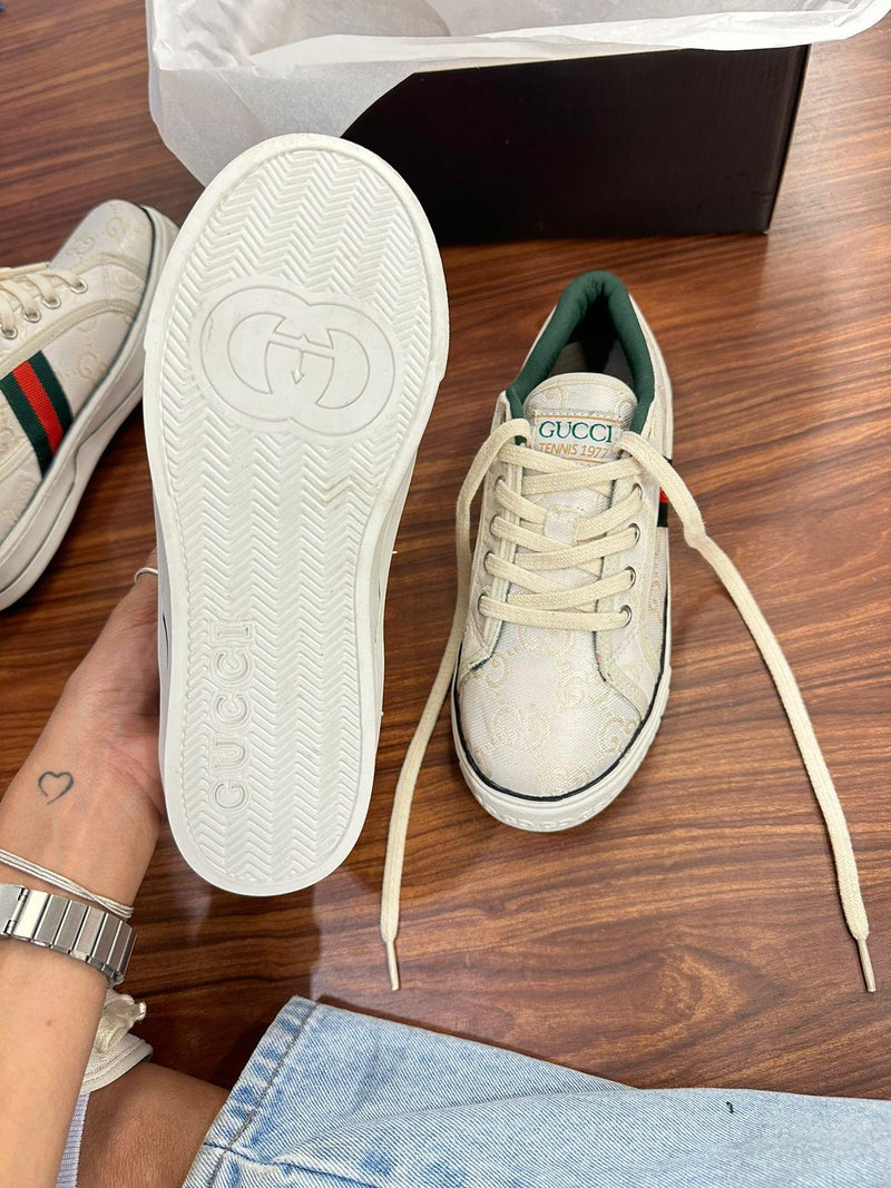 Gucci 1977 Plataforma Branco