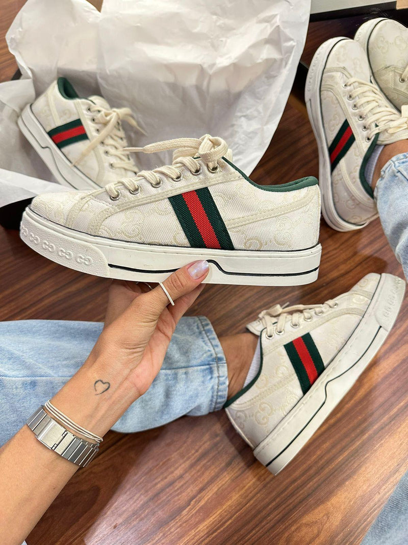 Gucci 1977 Plataforma Branco