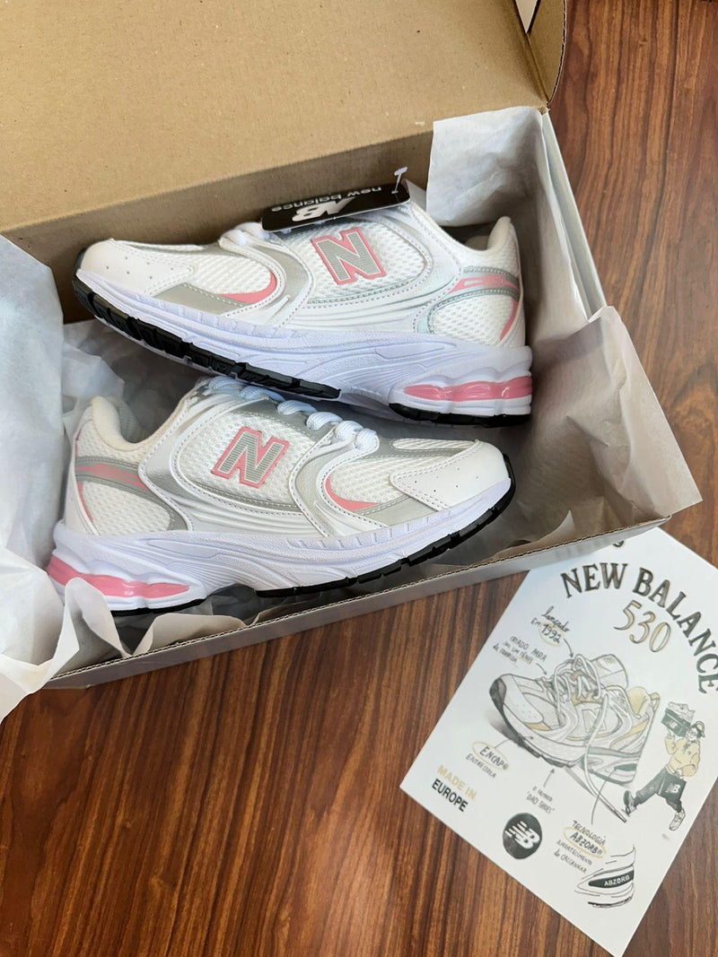 NB 530 Turbo Bco/Rosa