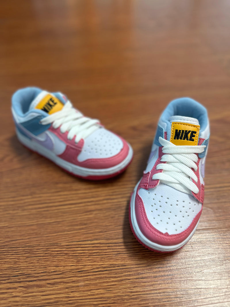 Nk Dunk Low Infantil Rosa