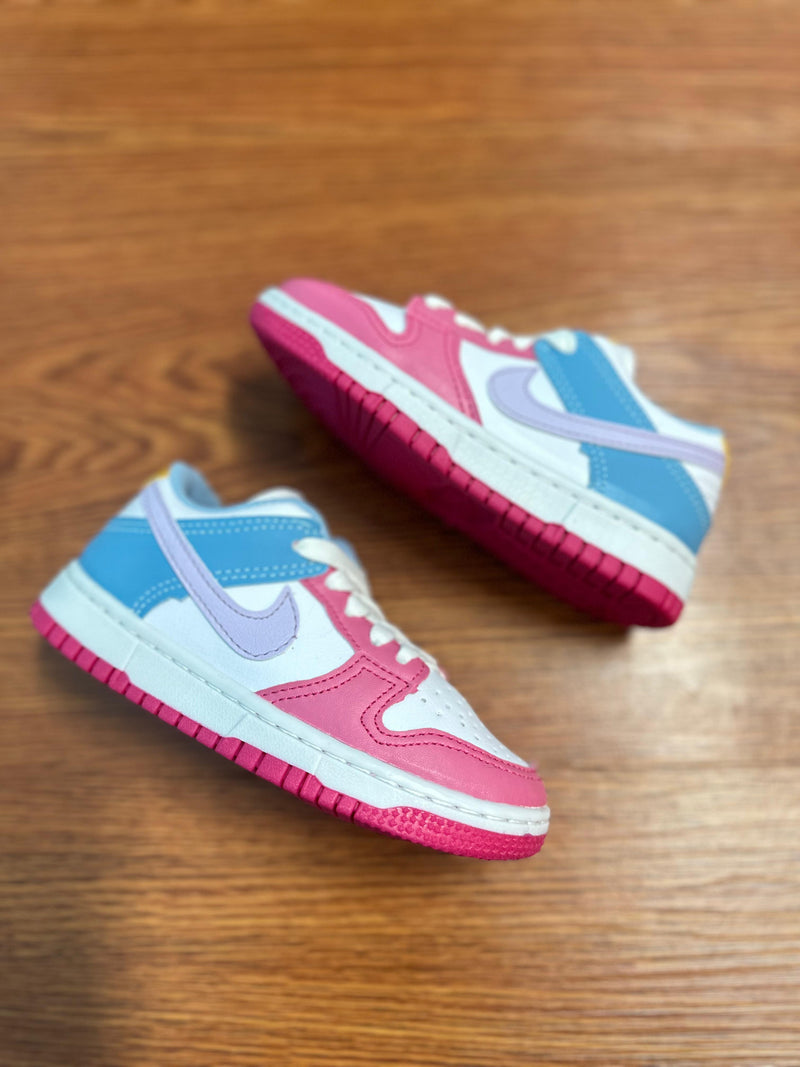 Nk Dunk Low Infantil Rosa