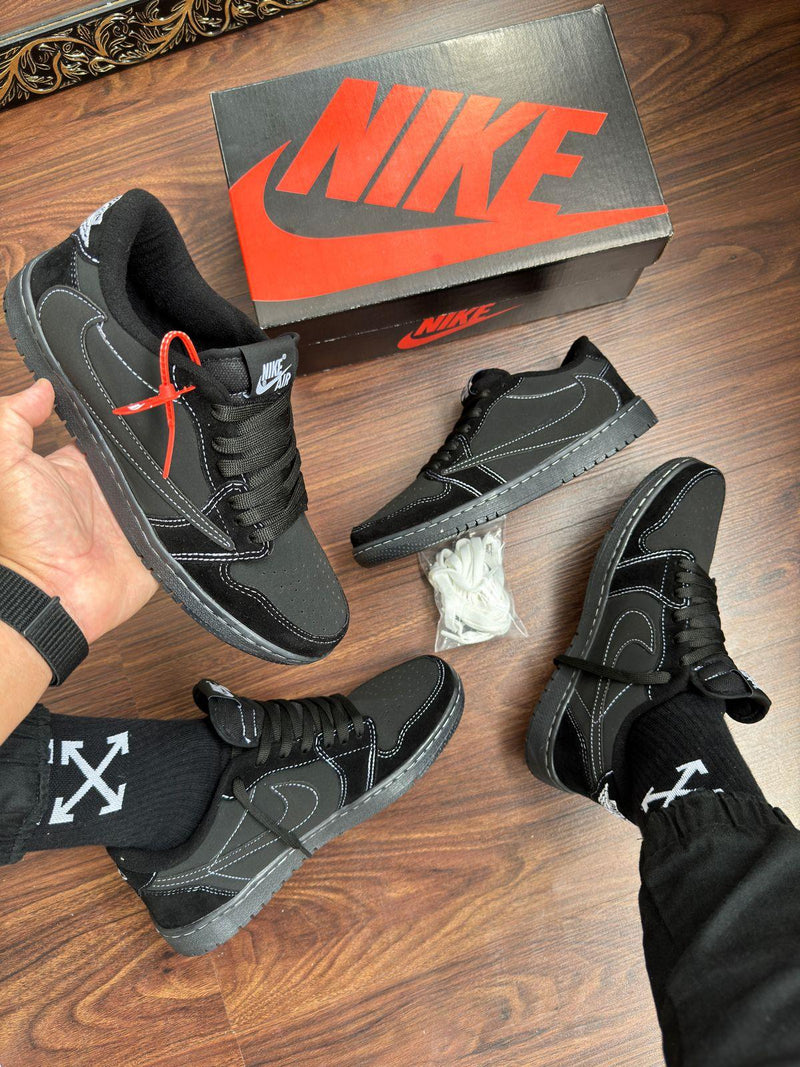 Nk Travis Scott Air Jordan 1 Low Black